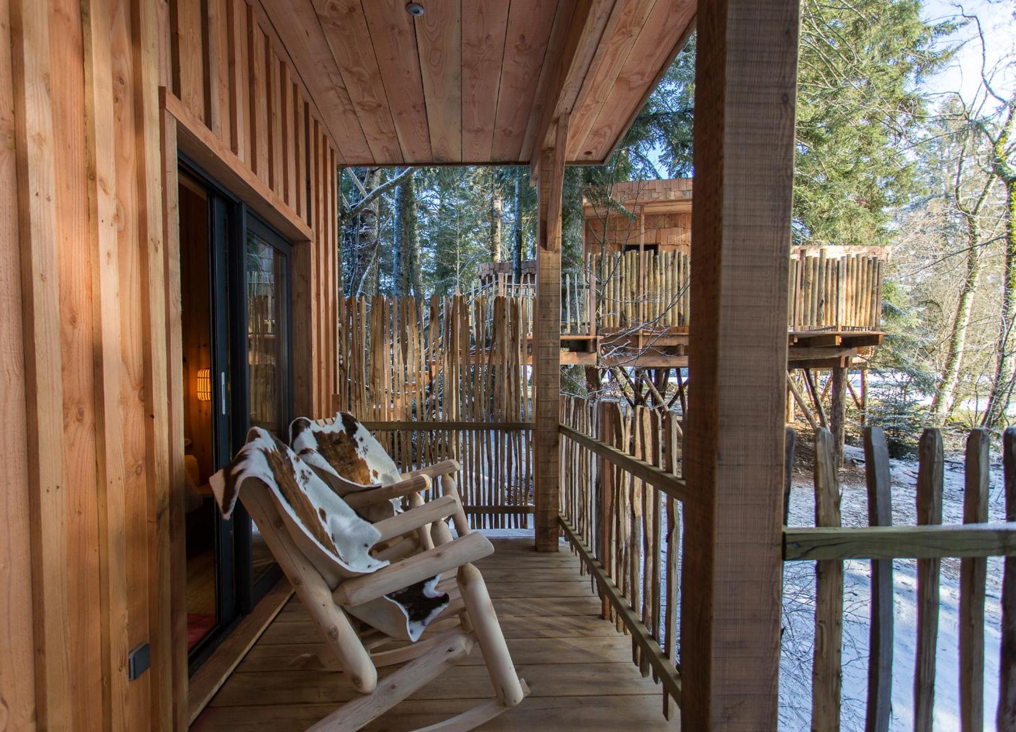 Ferienhaus Domaine De L'authentique Dans Les Arbres *
